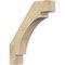 Ekena Millwork 6"W x 26"D x 32"H Merced Rough Sawn Knee Brace, Douglas Fir BRC06X26X32MRC00RDF - alternate 1